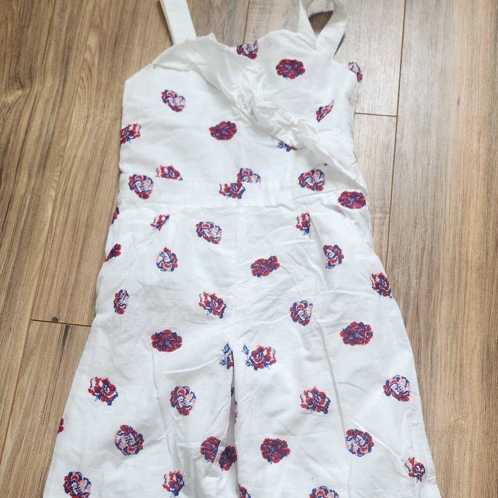 Janie and Jack floral jumpsuit romper